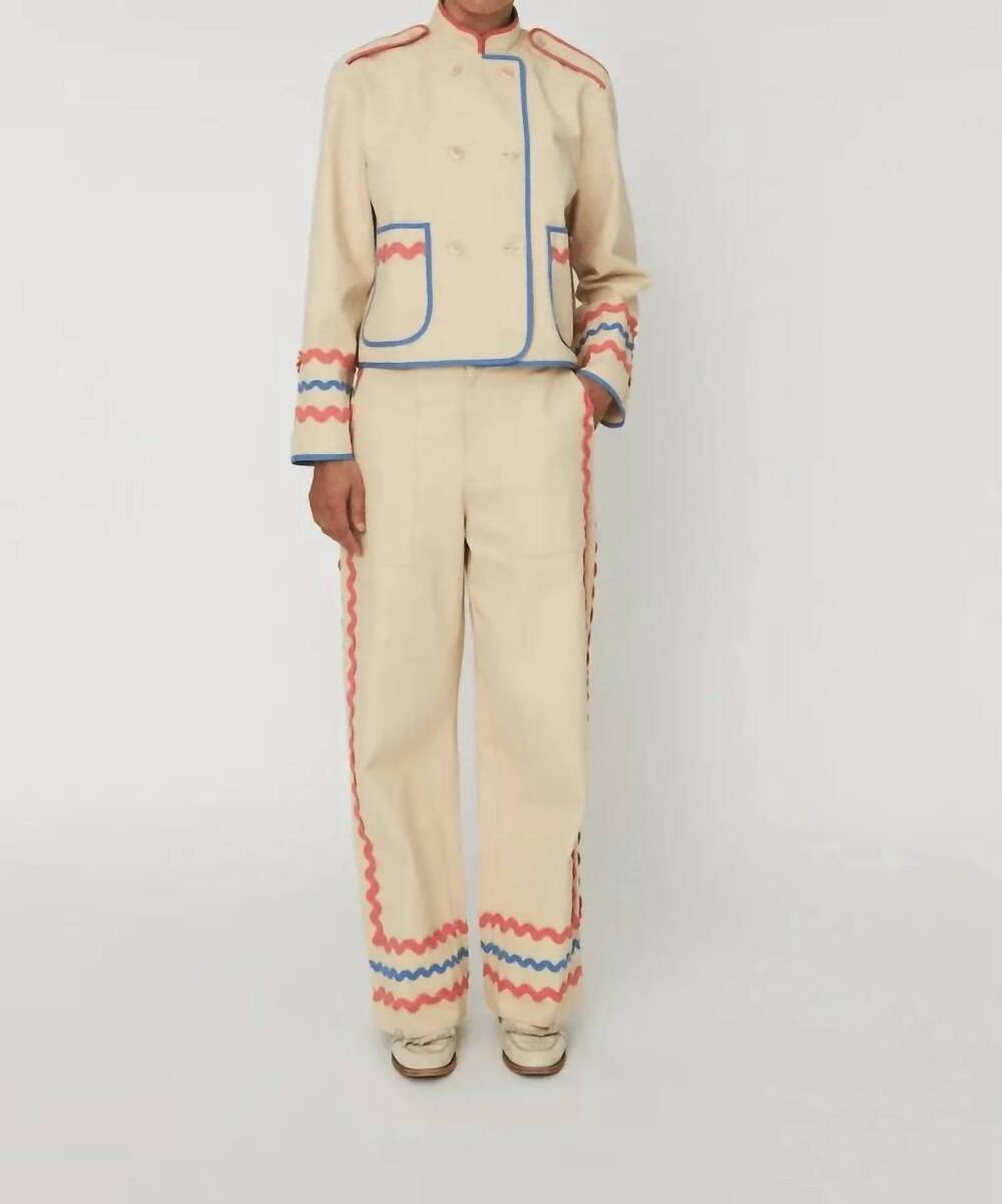 NEW STELLA NOVA sailor jacket in sand